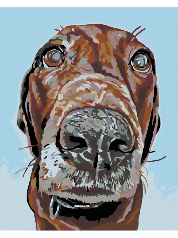 Cena producenta - Haft diamentowy - Ridgeback z wielkim pyskiem