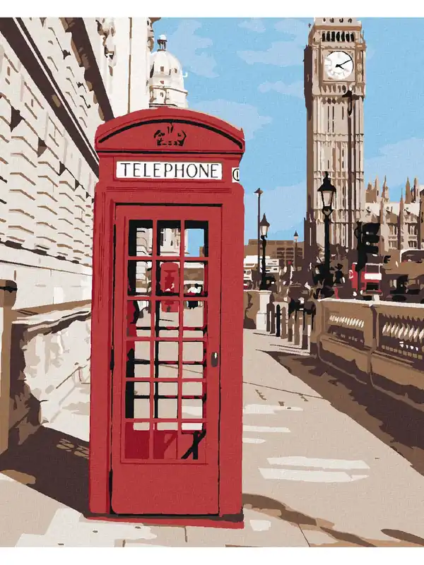 Haft diamentowy - BUDKA TELEFONICZNA W LONDYNIE - Top oferta