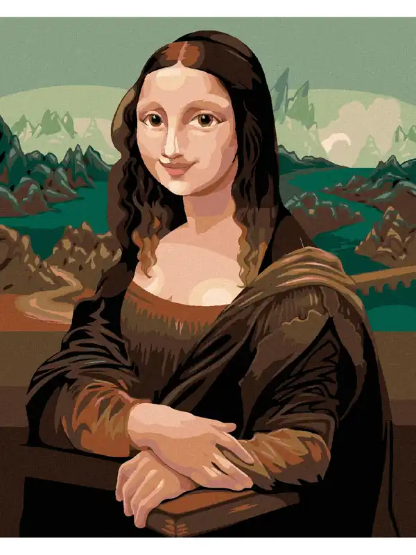 Bestseller - Haft diamentowy - BAJKOWA MONA LISA - INSPIRACJA DA VINCI
