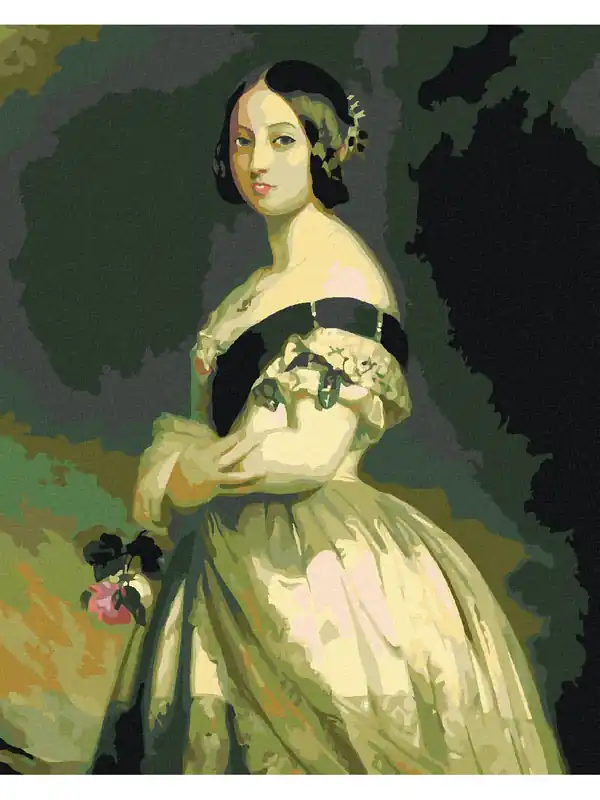 Szybka dostawa | Haft diamentowy - KRÓLOWA WIKTORIIA (F. X. WINTERHALTER)