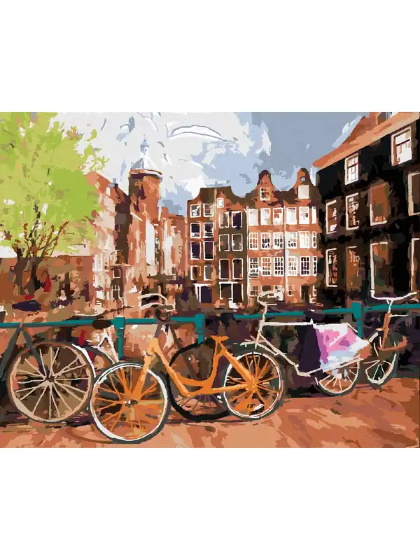 Haft diamentowy - ROWERY W AMSTERDAMIE | Obniżka