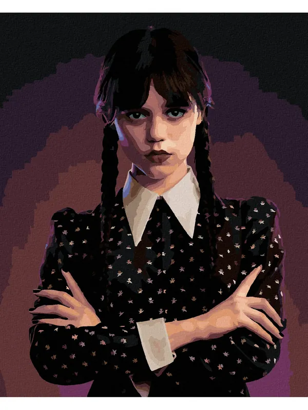 Nowość w sklepie | Haft diamentowy - WEDNESDAY ADDAMS