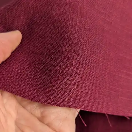 Szybka dostawa - Len 100%, burgund, 230 g/m2
