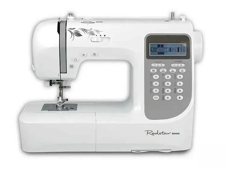 Produkt polecany - Maszyna do szycia Redstar S200 – 197 ściegów, alfabet, LCD, START/STOP