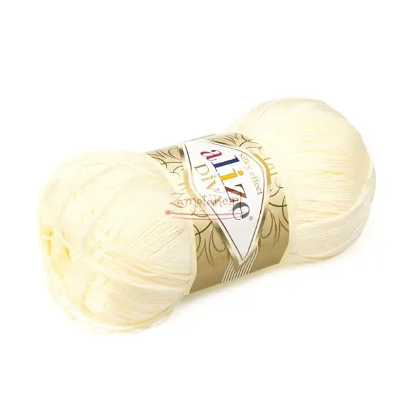 Oferta dnia | Włóczka Diva Alize 100g/350m 001 Krem