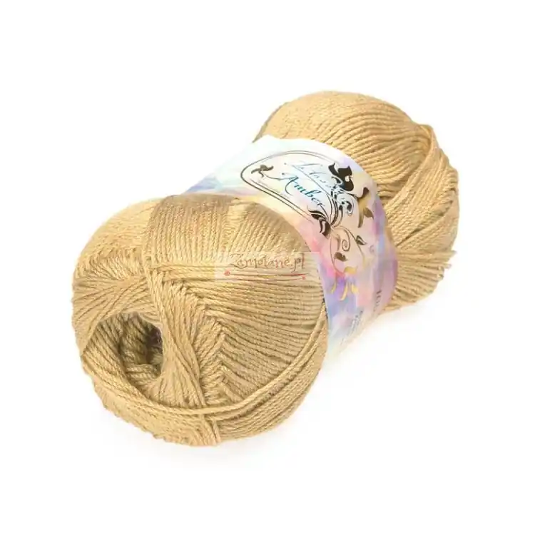 Włóczka Amber 801 Beżowy - Wysoka jakość