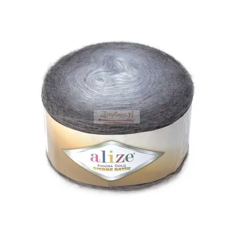 Włóczka Angora Gold Ombre 5267 Szary - Cena po obniżce