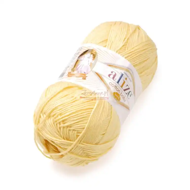 Włóczka Cotton Baby Soft 250 Żółty - Ulubieniec klientów