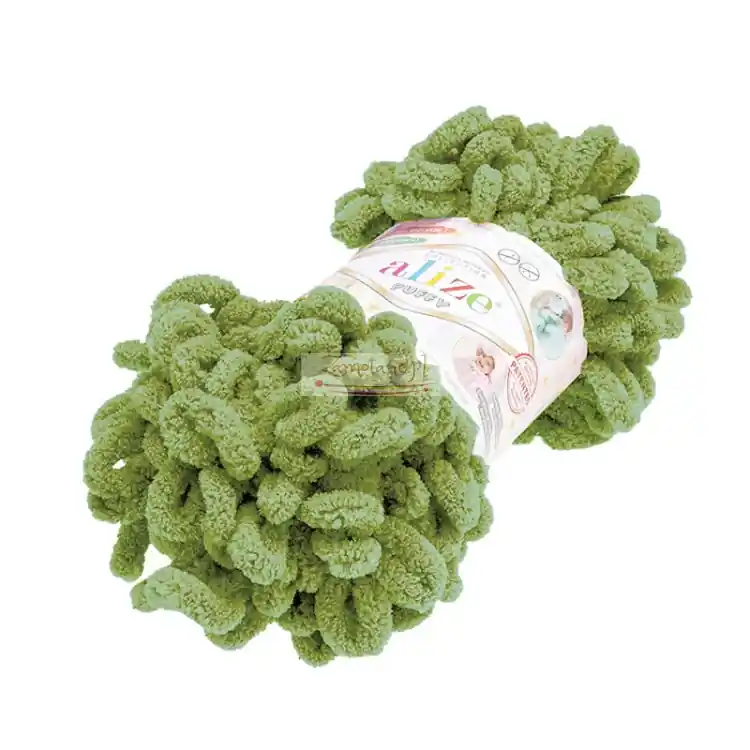 Zamów teraz - Włóczka Puffy Alize pętelkowa 100g/9m 011 Pistacja