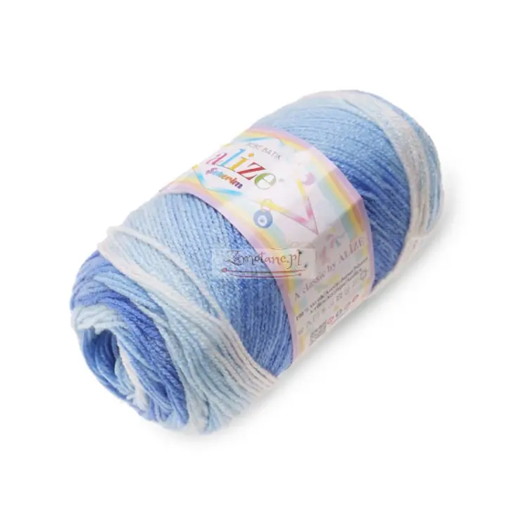 Promocja - Włóczka Sekerim Bebe Batik 3481