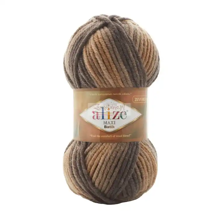 Nowość w ofercie - Włóczka Superlana Maxi Batik Alize wełna 7800