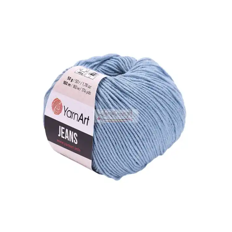 Włóczka YarnArt Jeans bawełna 015 J. Niebieski - Produkt polecany