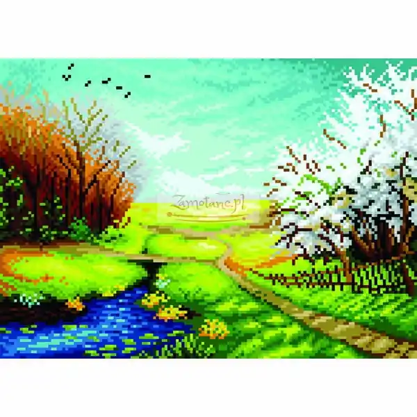 Cena obniżona | Kanwa G-7181 4 Pory roku - wiosna 33x24