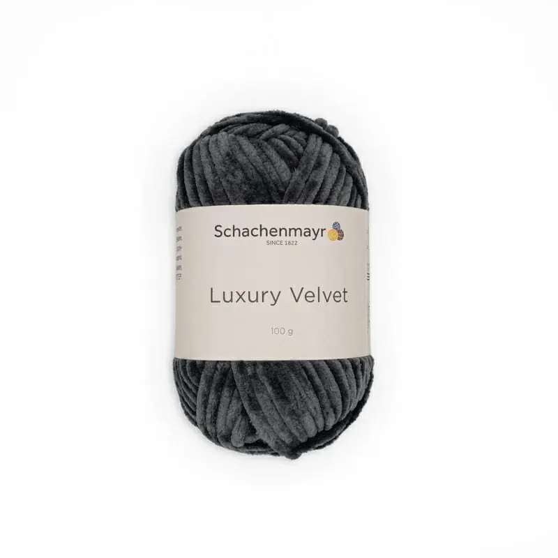 WŁÓCZKA LUXURY VELVET 98 GRAFITOWY - Kup dziś