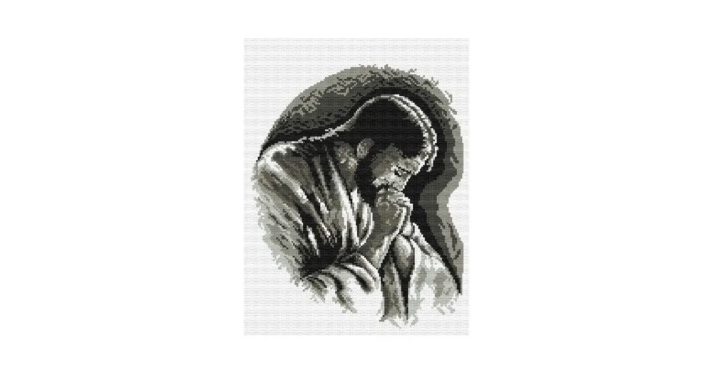 Najwyższa jakość | Wzór do haftu PDF - Jezus