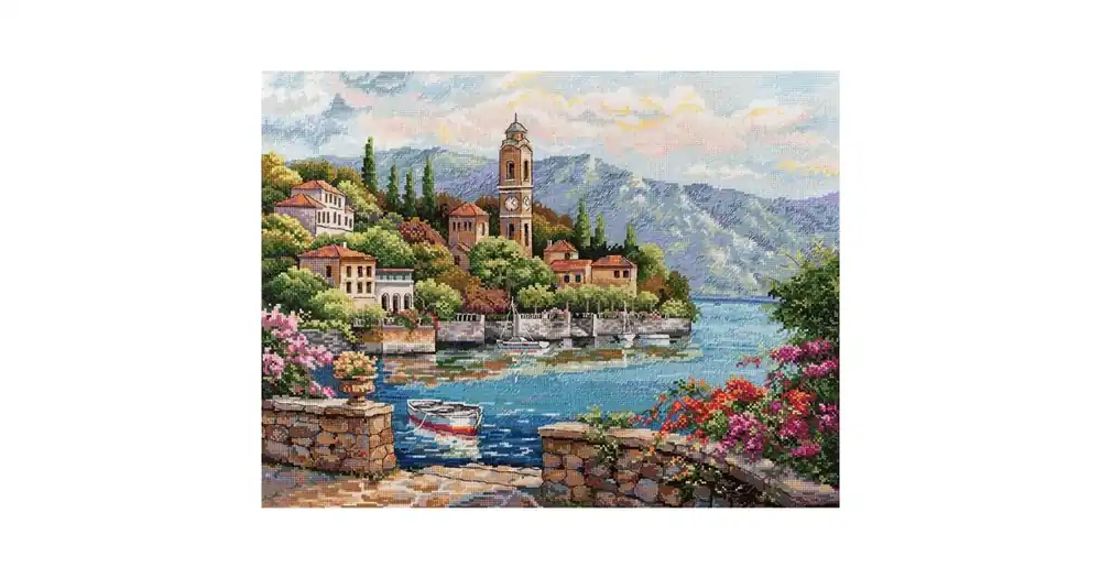 Zestaw do haftu - Lago di Como - Profesjonalna jakość