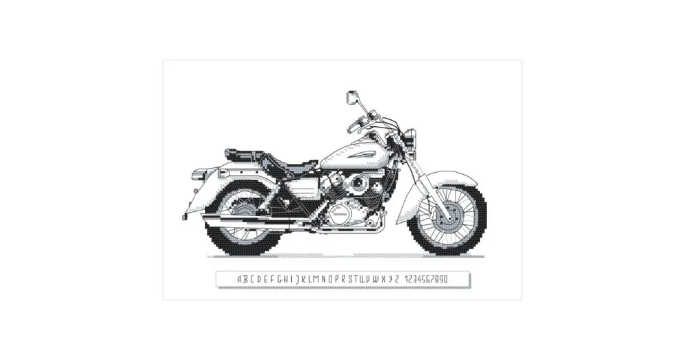 Top produkt | Wzór do haftu PDF - Kultowy motocykl III