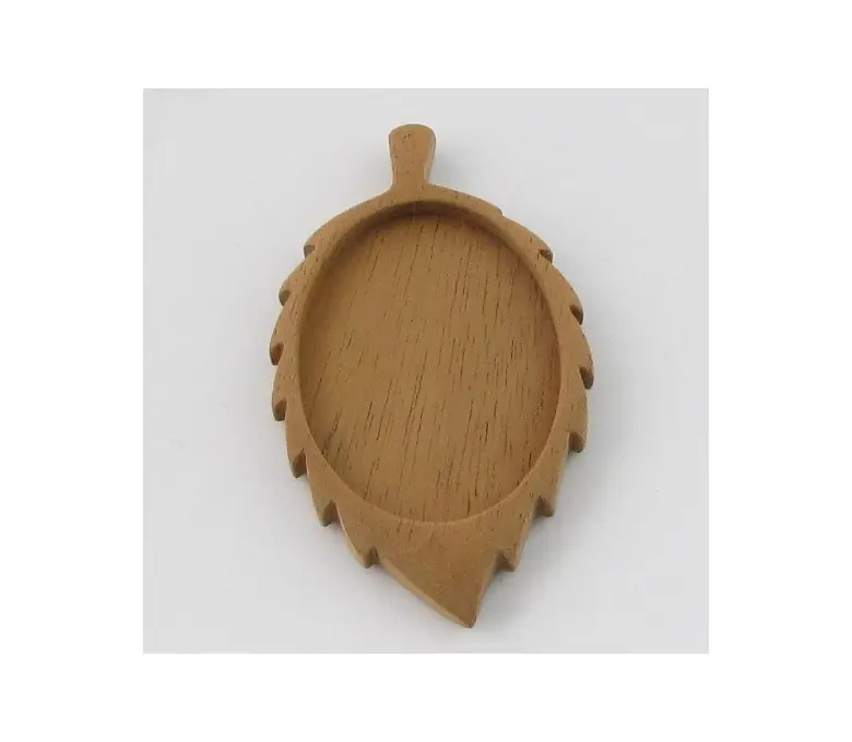 Oprawka liść 32 x 45mm, mahoń - Produkt polecany