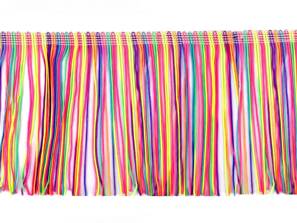 Nowość w sklepie | Frędzle szerokość 14 cm neon