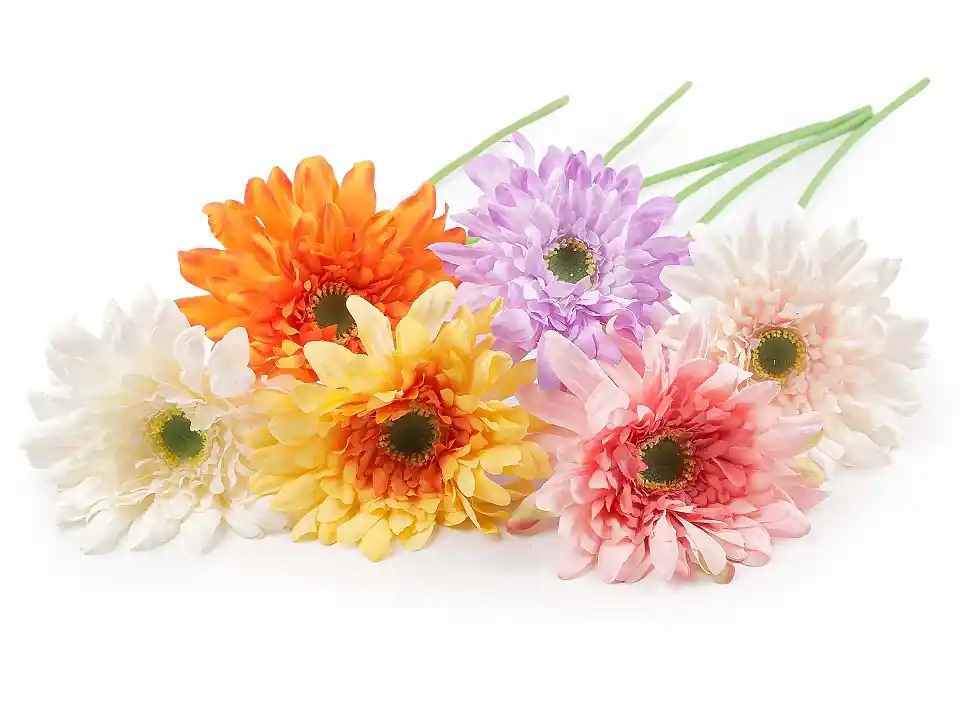 Wysoka jakość | Gerbera sztuczna długa