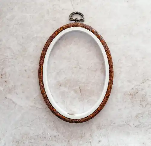Ekspresowa wysyłka | Ramkotamborek 13,5 x10cm owalny