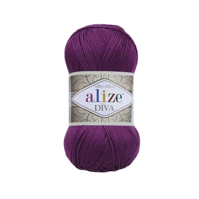 Top oferta - Diva nr 297 Śliwkowy - efekt jedwabiu