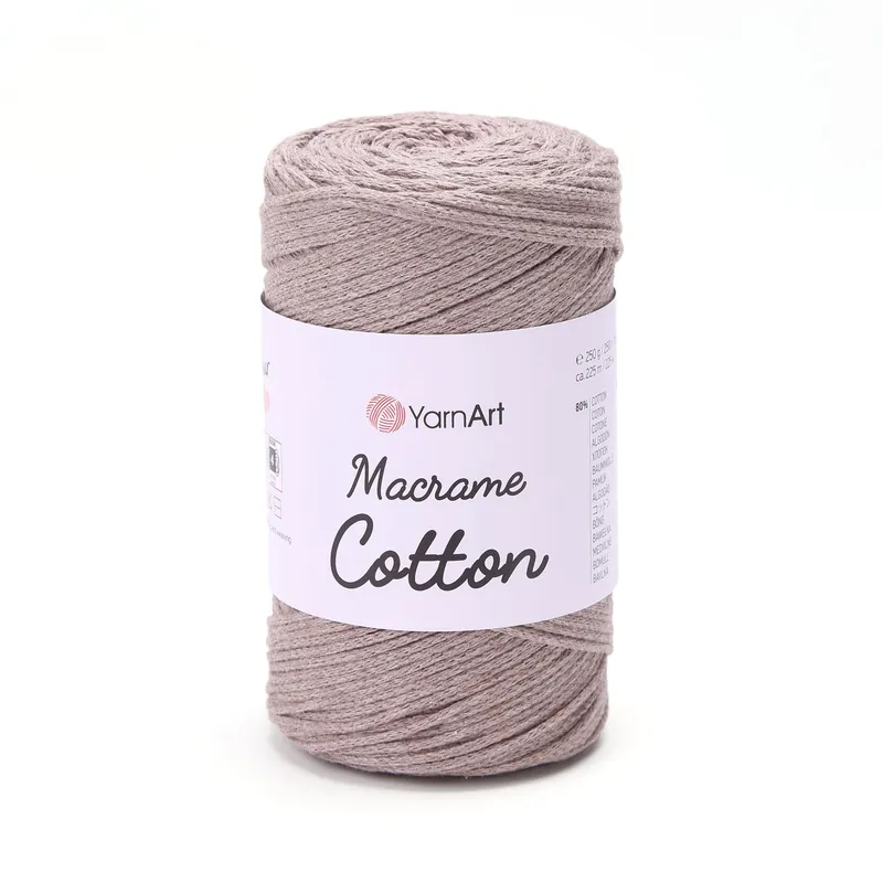 Macrame cotton nr 768 jasny brąz - sznurek ok. 2,5 mm | Skorzystaj z oferty
