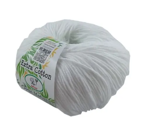 Do wyczerpania zapasów - Extra Cotton Opus 150 - biały 50 g