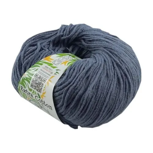 Extra Cotton Opus 1293 - szary 50 g - Jakość premium