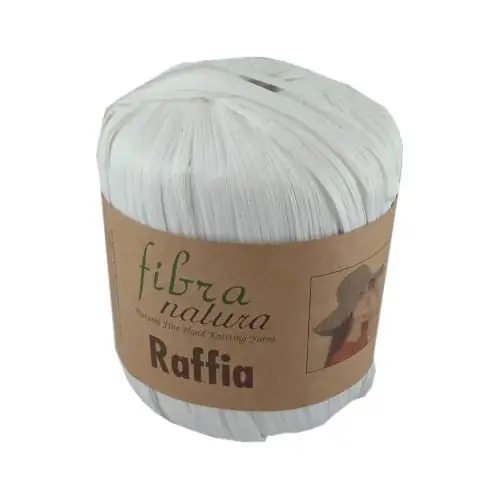 Raffia Fibra Natura 01 biały 40g/90m | Skorzystaj teraz