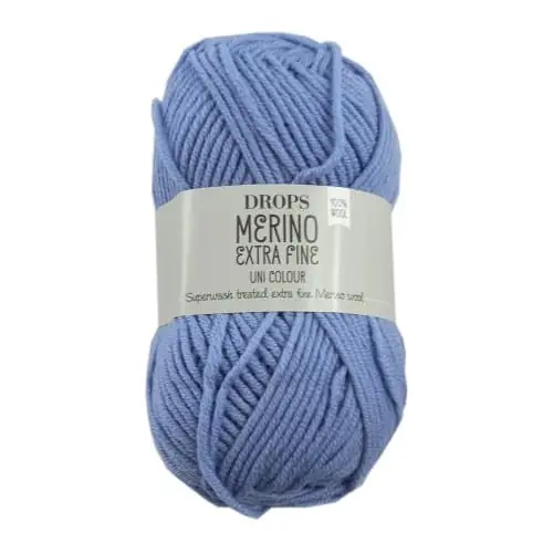 DROPS Merino Extra Fine 19 niebieski | Sprawdź teraz
