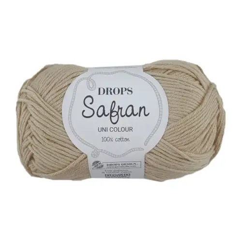 Cena fabryczna - DROPS Safran 21 beżowy - włóczka bawełniana matowa