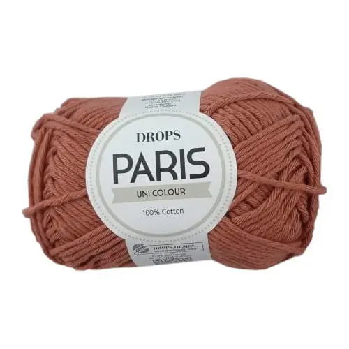 Bardzo popularny produkt | DROPS PARIS 65 jasny brąz -100% bawełna