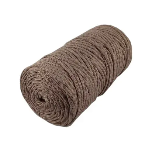 Jeszcze taniej | Sznurek Poliestrowy 4-5 mm 06 BRĄZ 100 metrów