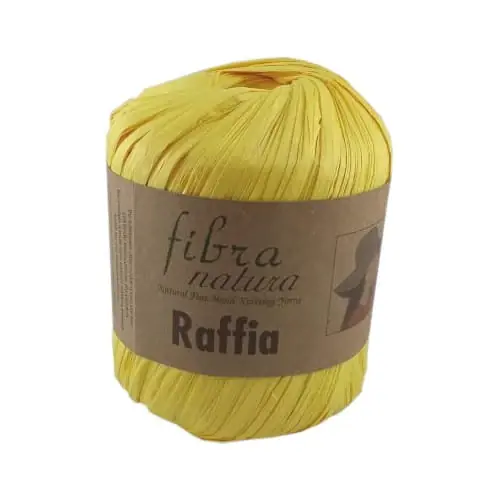 Hit sprzedaży - Raffia Fibra Natura 18 żółty 40g/90m