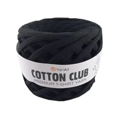 Cotton Club YarnArt 7300 Black- T-shirt premium - Oszczędź teraz