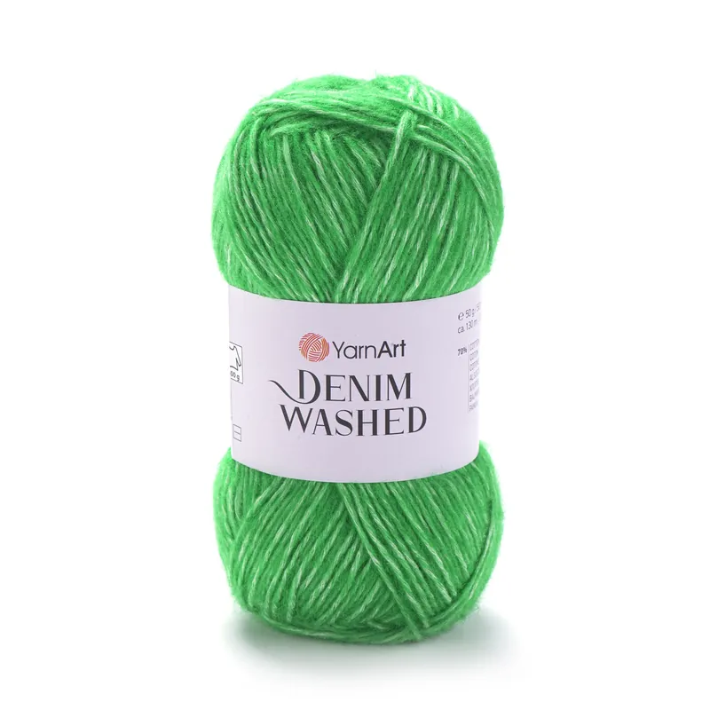 Mega okazja - Denim Washed 909 zielony - YarnArt