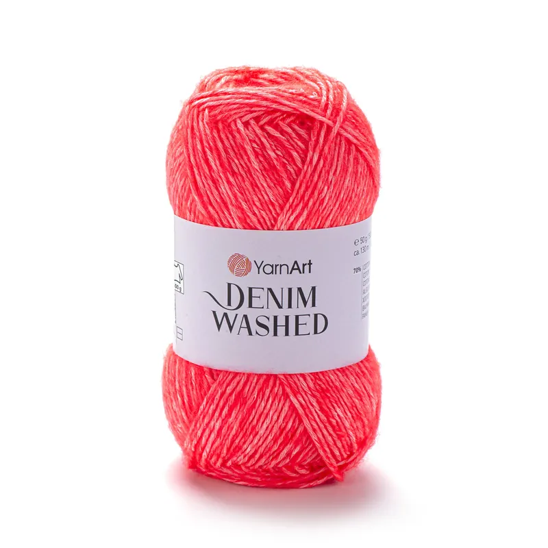 Denim Washed 913 koralowy - YarnArt - Właśnie dodano