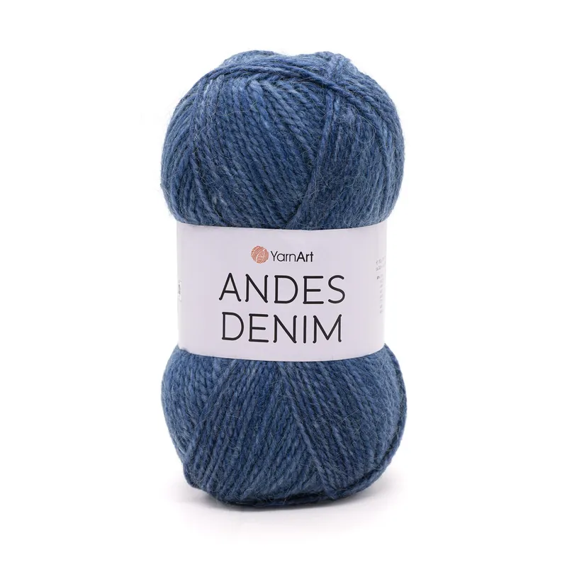 Jakość premium | Andes Denim YarnArt 150g 5108 ciemny niebieski