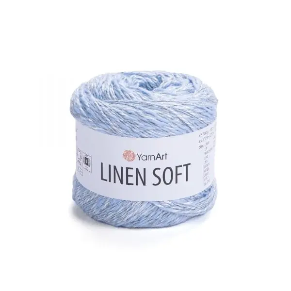 Linen Soft 7319 BŁĘKIT YarnArt 100 g | Nowość już dostępna