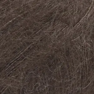 DROPS Kid-Silk 15 ciemny brąz - jedwab i moher - Kup dziś