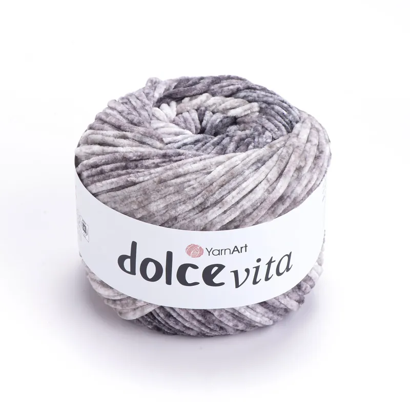Dolce Vita 3401- szarości - 150 g YarnArt - Wysyłka od ręki