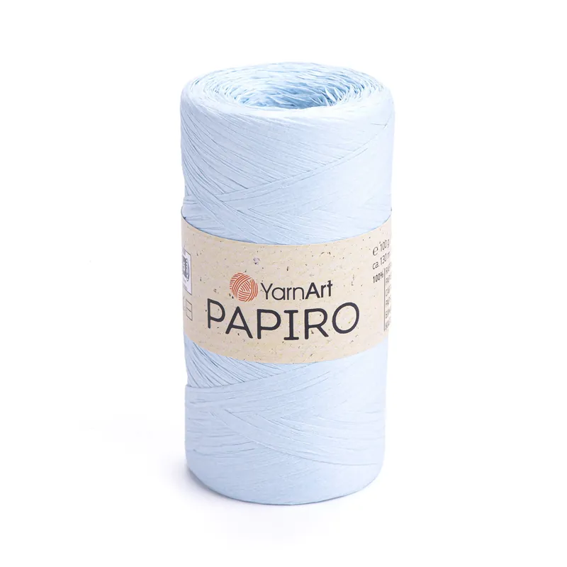 Papiro - 1314 błękit YarnArt Rafia papierowa 100 g - Taniej