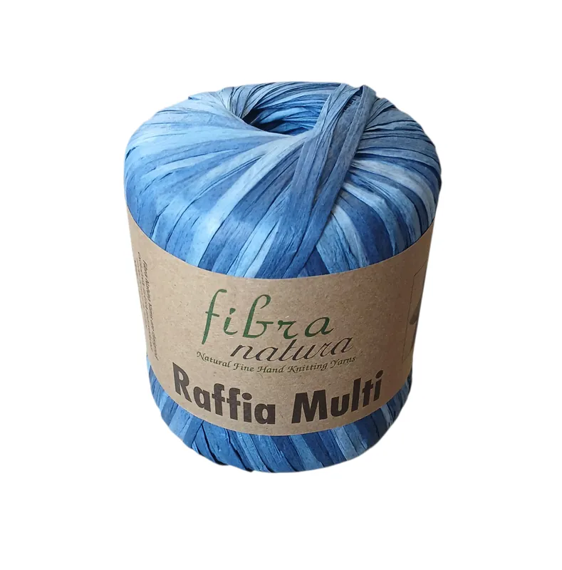 Raffia Multi Fibra Natura 23 ciemny niebieski mix 40g/80m - Wysoka jakość