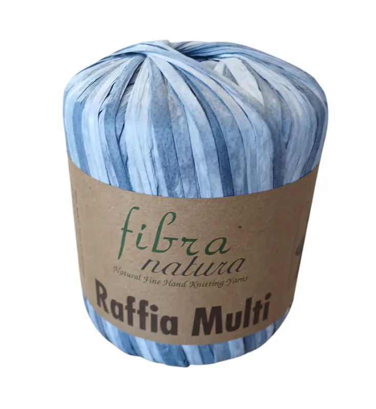 Bezpośrednio od producenta - Raffia Multi Fibra Natura 26 szary mix 40g/80m