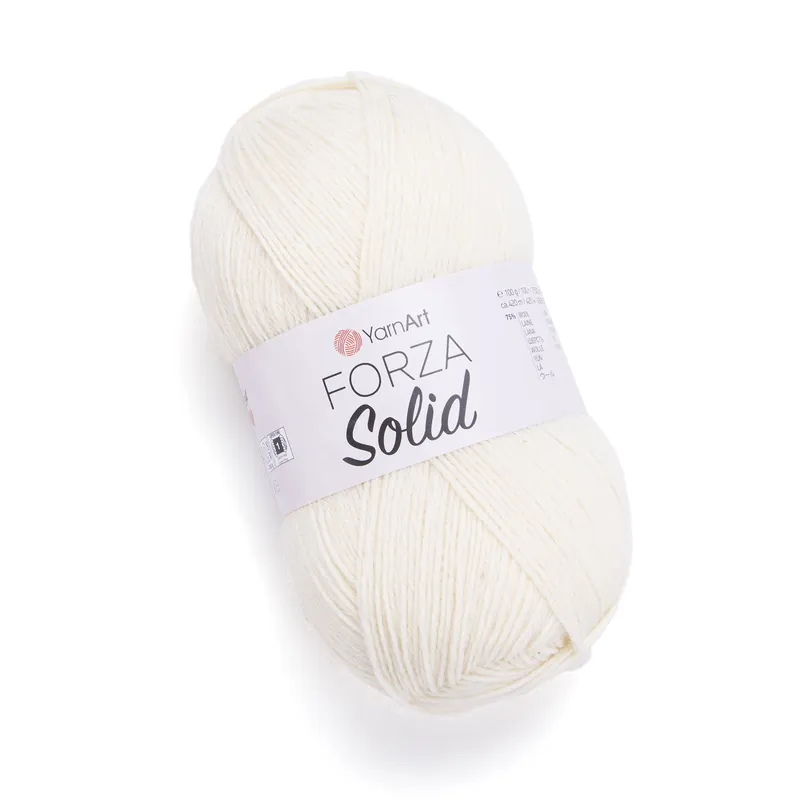 Forza Solid 4602 krem - YarnArt - Cena producenta