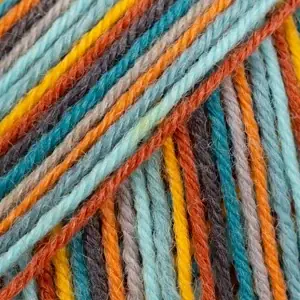 Zniżka - DROPS Fabel Print 928 Poświata - cienka wełna superwash