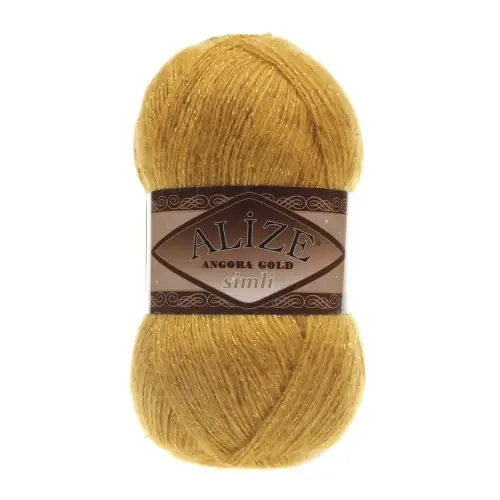 Wybór klientów | Włóczka Alize Angora Gold Simli nr 02 szafranowy