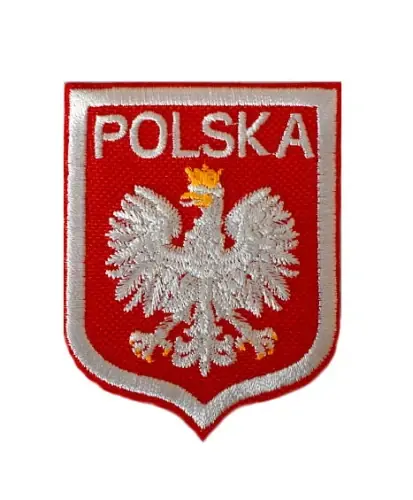 Naprasowanka (aplikacja termo) małe Godło Polski | Ekspresowa dostawa