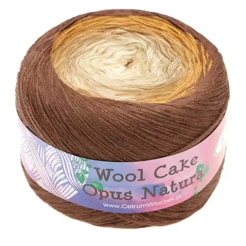 Włóczka Opus Natura Wool Cake 50021 - Bezpośrednio z fabryki